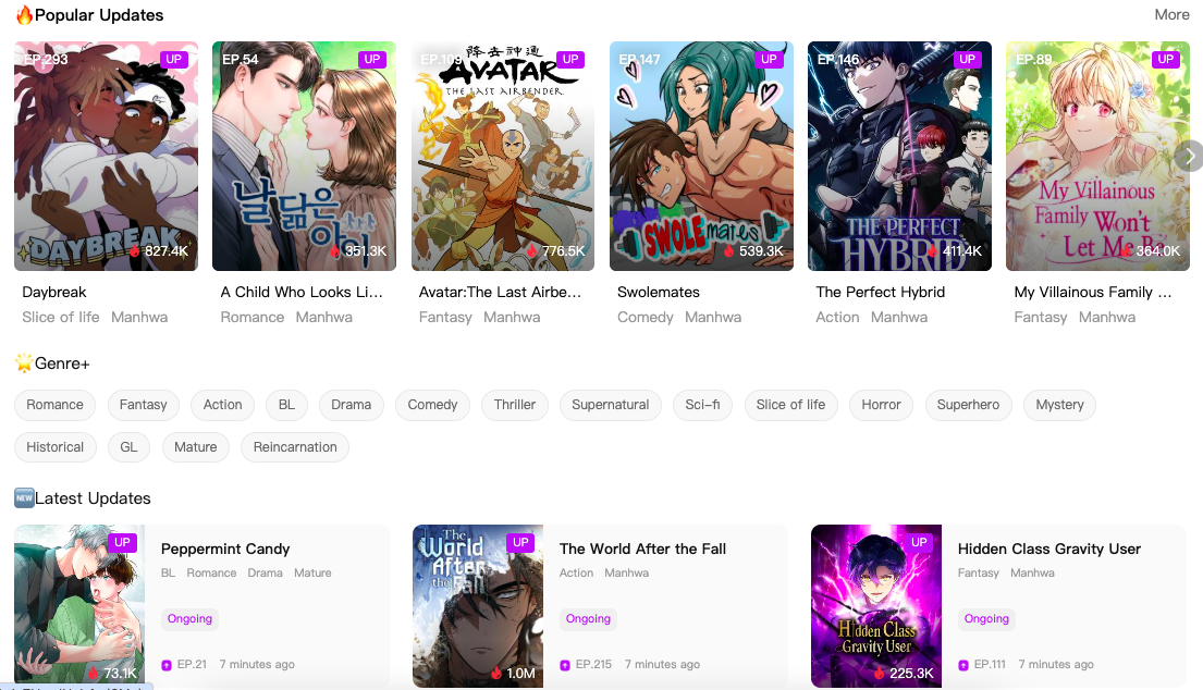 MangaPark editor picks